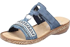 Rieker Damen Pantoletten 628M6, Frauen Slip On