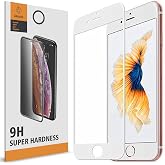 URUCHI iPhone 7 Beyaz ve iPhone 8 Beyaz (4.7'') ile Uyumlu Ekran Koruyucu, HD Tam Kapsamlı Ekran Kapağı Cam Filmi