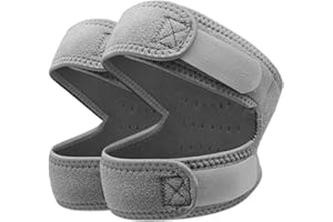 Yunrui Asipu Kniebandage, 2 Packungen, Atmungsaktiv & Leicht, Doppelter Rutschschutz, Steigert Bewegungsfreiheit, Ideal für Alltag & Leichtsport