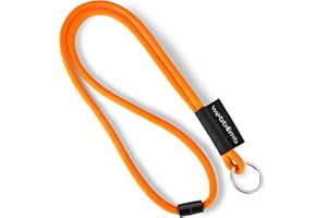 webbomb® Tubular Lanyard zweifarbiges Schlüsselband - rund weich und lang mit Sicherheitsverschluss und Schlüsselring als Schlüsselanhänger Key Chain für Ausweis Handy Schlüssel