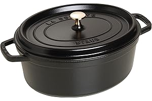 STAUB La Cocotte Casseruola Ovale, Ghisa, Nero, 41 cm