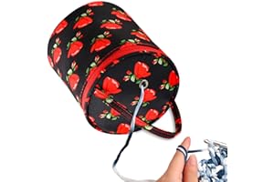 leryveo Almacenamiento Bolsas Hilo | Almacenamiento Hilo - Bolsa Herramientas Costura Aguja portátil, Bolsa Ganchillo