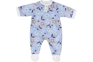 BABY born Niebieski śpioszki z motywem kwiatowym dla lalek 43 cm, 838747 Zapf Creation