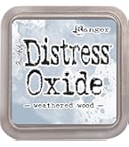 Ranger Tim Holtz Distress Ink Pad Squeezed Lemonade - 7.5x7.5cm Stempelkissen Für Scrapbooking