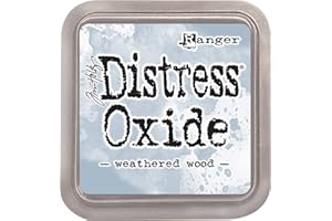 Ranger 554297 Reinker Brushed Corduroy Tim Holtz Distress Oxides Weathered Wood, Braun, 7, 6 x 7, 6 cm