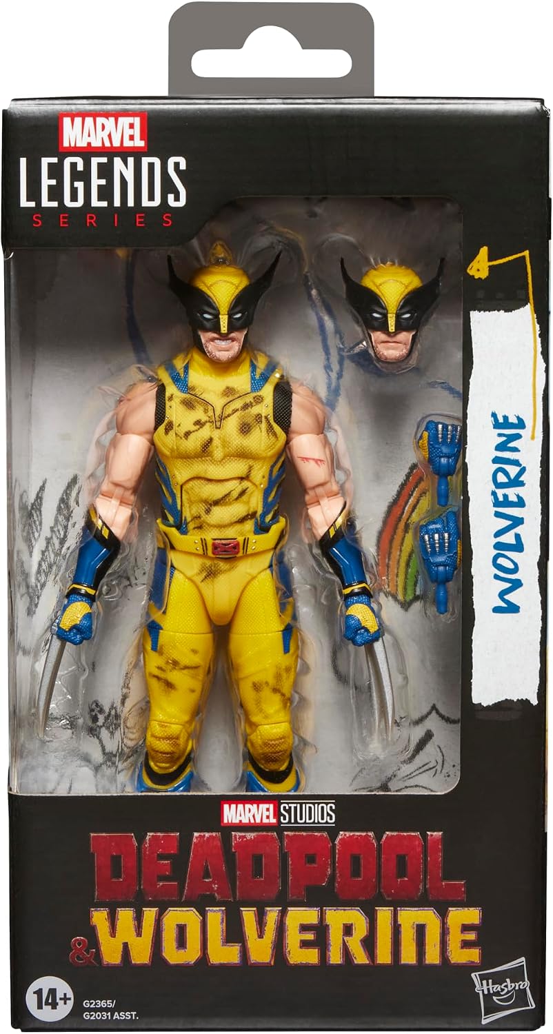 Marvel Legends Series, Lobezno, Deadpool & Wolverine de Marvel Studios, Figura Coleccionable a Escala de 15 cm Inspirada en la película