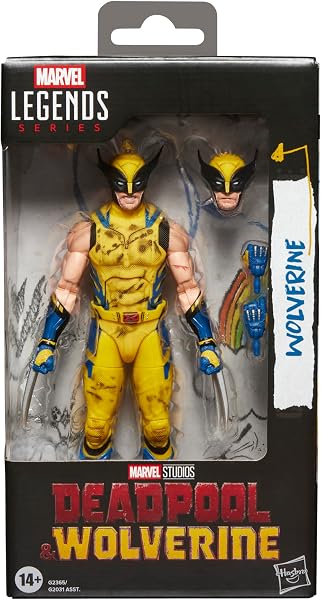 Marvel Legends Series, Lobezno, Deadpool & Wolverine de Marvel Studios, Figura Coleccionable a Escala de 15 cm Inspirada en la película - 1