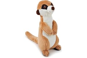 Zappi Co Erdmännchen 20 cm Plüschtier Realistisches Weiches Kuscheltier, Detailliert & Lebensecht, Spaß für Spiel & Ausstellung, Auf TikTok vorgestellt (20cm Länge)