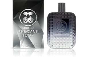 Pacha Ibiza Perfumes - Be Insane Black, Eau de Toilette for Men - Long Lasting - Sexy, Masculine and Elegant Fragance - Woody and Spicy Notes - Ideal for Day Wear - 100 ml