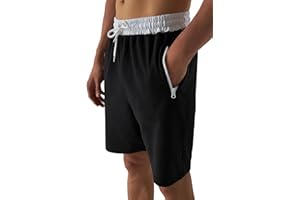 Smith & Solo Pantalones cortos deportivos para hombre, de verano, de algodón, para correr, fitness, entrenamiento, tenis