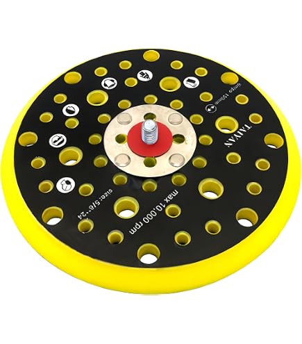 Disque De Protection Auto-agrippant 90 Mm Pour Plateau De Ponçage - Compatible Festool Et Autres Marques - 6 Trous Aspiration