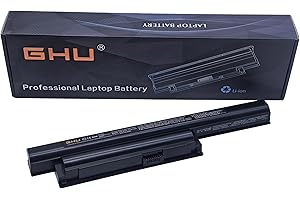 GHU New Battery 58 WH Replacement for VGP-BPS22 BPS22 VGP-BPS22A VGP-BPL22 VGP-BPS22/A Compatible for Selected Sony VAIO Notebook Battery 6-Cell 5200mAh 58Wh