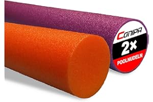 ‎CONIPA Conipa® - 2 x Schwimmnudeln im Set (160 x 7 cm) Kinder & Erwachsene (aus Schaumstoff) - Poolnudel & Pool-Spielzeug Set ab 3-10 Jahre (Made IN Europe) - Pool Wassernudel & Pool-Nudel