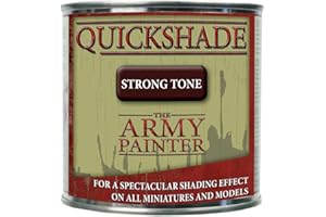 The Army Painter Quickshade Dip StrongTone, für schnellen Eintauchen und Schattieren ganzer Wargaming-Armeen, Öl-Wash für Miniaturfiguren, Tabletop-Rollenspiele oder Wargames, 250 ml (Dunkle Tönung)
