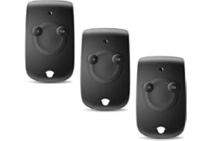 PUISENO 3 Pièce Remplacement pour télécommande S0mfy 1841026, télécommande portail 433,92 MHz 2 canaux, pour contrôler 2 moteurs de portails et portes de garage