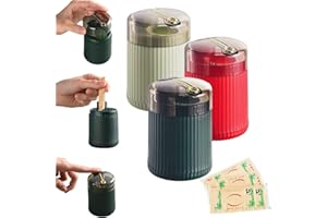 BestAlice Dispenser automatico per stuzzicadenti pop-up da 3 pezzi, dispenser per stuzzicadenti nuovo 2023, scatola creativa portatile stuzzicadenti per cucina domestica (3 colori)