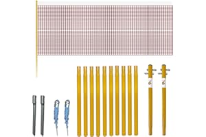 Clever Leon Filet De Volleyball Badminton Tennis Volleyball De Plage Universel Pliable Ajustable Hauteur Maximale 2,2 m Équipement D'Entraînement De Jeu De Sport