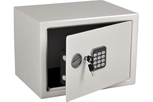 GENERIQUE - Tresor mit Zahlencode 16 L - H.25 x B.35 x T.25 cm - Weiß