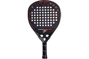 Black Crown - Raquette de Padel Patron Evolution : Noyau en Carbone 24K, 355 à 370 g, Cadre en Carbone 38 mm, Gomme 3XPlay EVA, 60 % Puissance, 40 % contrôle, système Anti-Vibrations