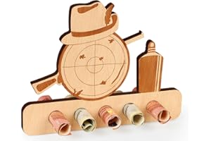 Giftota Jäger Geburtstag Geldgeschenke Holz, Jägerin Gutschein Verpackung, Kreatives Geburtstagsgeschenk, Weihnachten Geldgeschenk