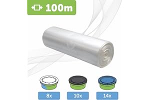 SONESTA 100m ECO Nachfüllfolie universell für Windeltwister windeleimer kompatibel mit Tommee Tippee TEC, Simplee, Twist & Click und andere | für Nachfüllkassetten| mit Geruchsbarriere Einfach zu bedienen