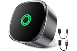 OIFIKAA 2025 Wireless CarPlay & Android Auto Adapter UK, Upgraded Mini 2 in 1 Plug and Play USB to Wireless Car Play Adapter Car Accessories, Converts Wired to Wireless for iPhone iOS 10+ /Android 10+