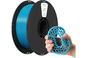 kexcelled TPU 95A Filament pour Imprimante 3D 1,75 mm +/- 0,05 mm, Flexible et Doux, Élasticité Excellente, Convient à la Plupart des Imprimantes FDM, Bobine de 1 kg (2,2 lbs),Bleu Paon