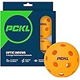 PCKL Optic Speed Pickleball Balls | Choose Indoor or Outdoor | 4 Pack of Balls | Built to USAPA Specifications