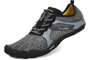 SAGUARO Chaussures de Trail Running Homme Femme Chaussures Minimalistes Chaussures de Sport Outdoor & Indoor Gym Fitness Randonnée Escalade Marche Barefoot Shoes Chaussures Aquatiques