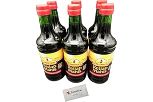 Conimex Ketjap Manis süße Sojasauce Vorteilspaket 6x 250ml + Benefux. Erfrischungstuch