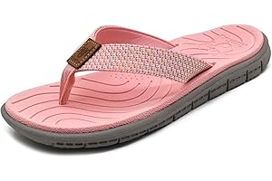 KuaiLu Tong Femme été Synthétiques Cuir Thongs Sandales EVA Semelle Chaussures de Plage et Piscine