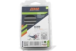 EDMA 044300 - Graffette Omega 16, acciaio inox AISI 316, 1250 pezzi