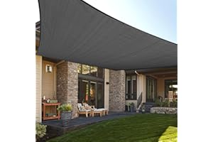 LOVE STORY Voile d'ombrage Rectangulaire 2x3m Toile Ombrage Respirant HDPE Protection 95% UV pour Jardin Extérieur Terrass,Anthracite