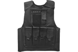 Vervevum Paintball Gear, väst barn justerbar väst kostym paintball utrustning för pojkar flickor utomhus cosplay