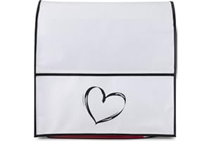 kwmobile Cover Protettiva Compatibile con KitchenAid 4,3-4,8 Litri - Copertina 2IN1 Protezione 3X Scomparti Porta Utensili da Cucina 35,5 x 35,5 x 22,5 cm