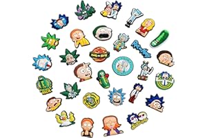 NIEUGS Shoes Charms for Croc,Durable WaterProof Shoe Decoration Cartoon Charm Bracelet Wristband Accessories/Birthday/Party/Gifts Teens Women