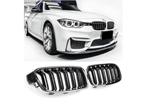 ‎GCP GCP PASST FÜR 3ER F30 F31 SPORT KÜHLERGRILL DOPPELSTEG GRILL GLANZ SCHWARZ