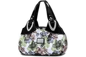 DIRRONA Moda damska torebka damska torba na ramię na co dzień torba podróżna z grubej bawełny wodoodporna torebka ze skóry PU damska torba na kwiaty