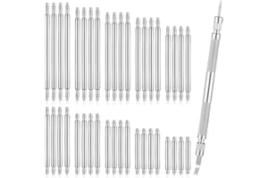 Giantree 41 Stück Uhren Federstegwerkzeug Set, Uhren Reparatur Set Uhrmacherwerkzeug Uhrenwerkzeug Federstifte Federstegwerkzeug Uhrenarmband Link Pins Uhrenstifte Uhrenarmband Reparatur (8-26mm)
