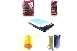 DIEDERICHS Filter Set Inspektionspaket 6 Liter MANNOL Motoröl Extreme 5W-40 API SN/CF SCT Germany Innenraumfilter Luftfilter Ölfilter