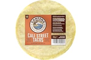 Cantina Del Sabor Cali Street Tacos Yellow Corn Flour Tortillas, 15 Tacos 250 g (Pack of 1)