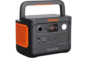 Station Électrique Portable Jackery Explorer 240 V2, 256Wh Batterie LiFeP04, 300W CA/100W USB-C Sortie, Charge Complète Rapide 1H via APP, Générateur Solaire pour Plein Air,Camping,Urgence