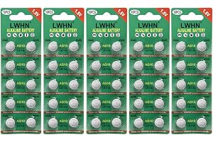 Batteri LR1130 AG10 alkaliskt 1,5 V knapp mynt cellbatterier (50 st)
