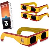 EclipseSpecs Solar Eclipse Glasses Approved, CE and EN ISO 12312-2 | EPI (EU) 2016/425 Cat. II | UV/IR protection | Meets 4/4