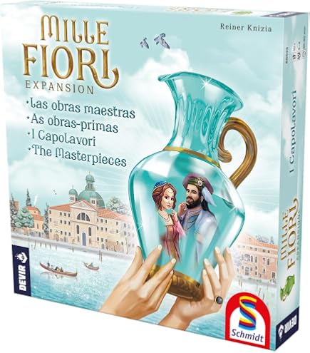 Juego De Mesa Mille Fiori De Schmidt - Estrategia Y Táctica Para 2-4 Jugadores, Temática Veneciana, 60-90 Minutos