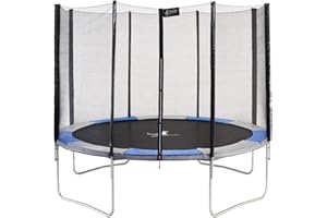 Kangui - Trampoline Rond avec Filet de sécurité | Ø250 - Ø300 - Ø360 - Ø430cm | RALLI