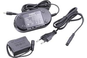 vhbw Zasilacz do kamery ładowarka kompatybilna z Panasonic Lumix DMC-G7, DMC-G70 - zamiennik do DMW-AC8, DMW-AC8EG, DMW-DCC8, DMW-DCC8E, DMW-DCC8GU