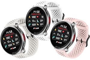 OUTPUTBT Silicone Cinturino 22mm Compatibile con Polar Grit X Pro/Grit X/X2 Pro, Vantage M/M2/M3, Sport Cinturini per Polar Vantage V2/V3 per Uomo Donna