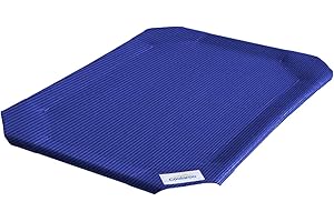 Coolaroo Funda de Repuesto Original para Cama elevada para Mascotas, tamaño Mediano, Color Azul acuático