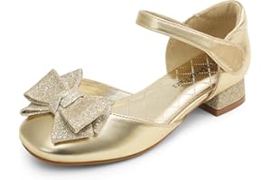 DREAM PAIRS mädchenschuhe Mädchen Ballerinas Kommunionschuhe Prinzessinnen Schuhe Flache Schuhe Mary Jane festlicheschuhe Schleife